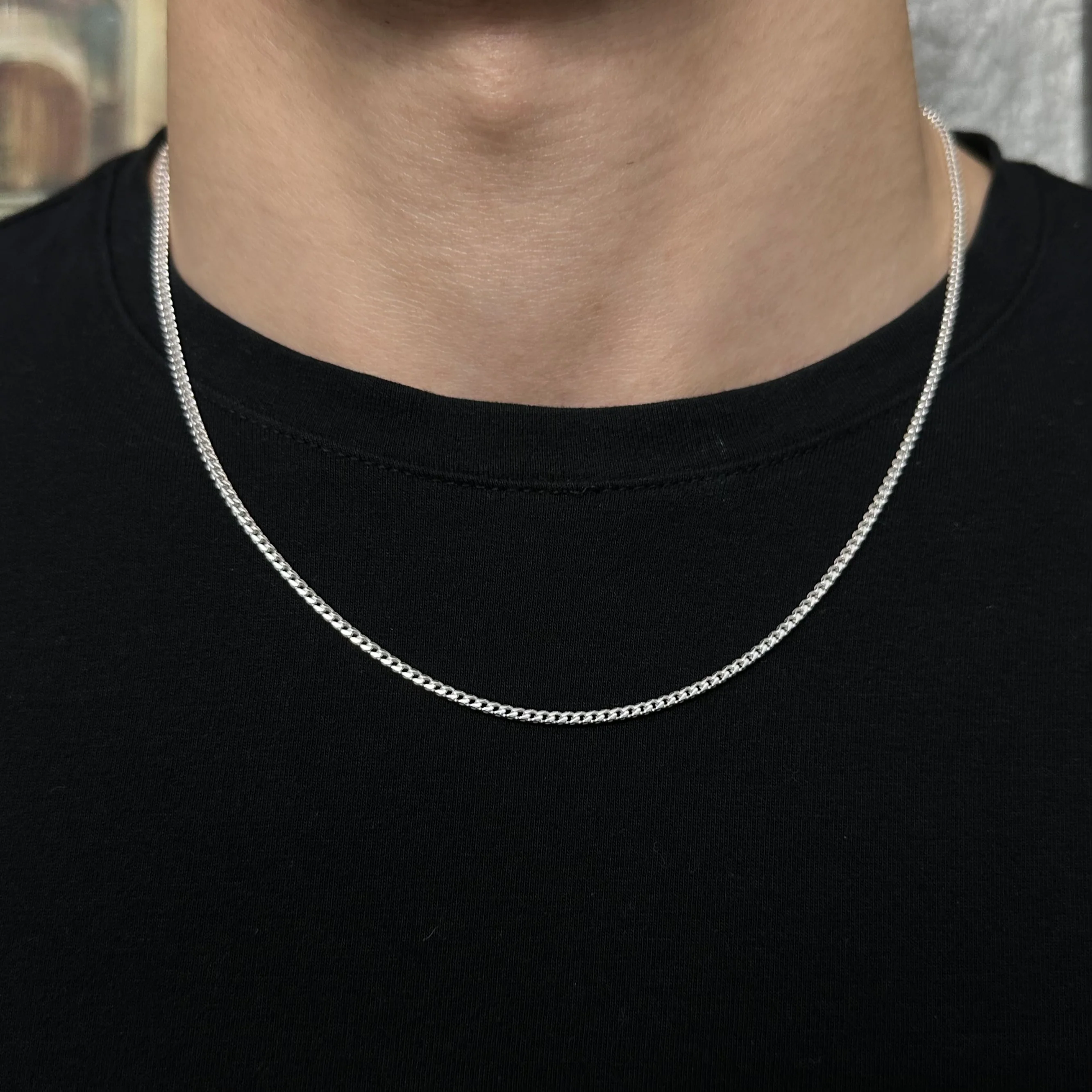 2MM Sterling Silver Franco Chain - Image 3